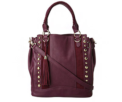 Jessica Simpson Karina tote Purple handbag-ishops