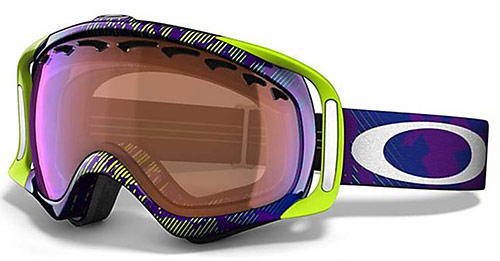 Oakley Crowbar Blue Iridium Purple ski goggles-ishops